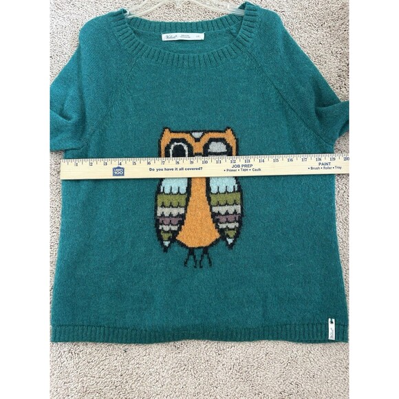 Woolrich Mohair Blend Winking Owl Round Neck Pullover Sweater Size Large - Picture 6 of 11